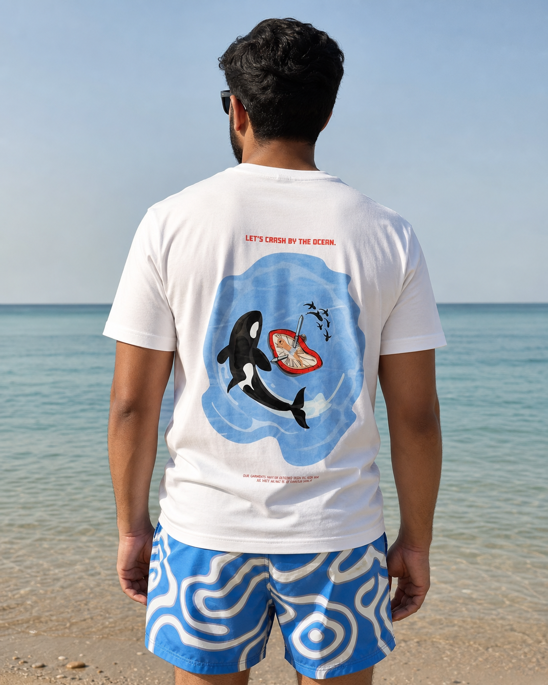 Crash by the Ocean Tee