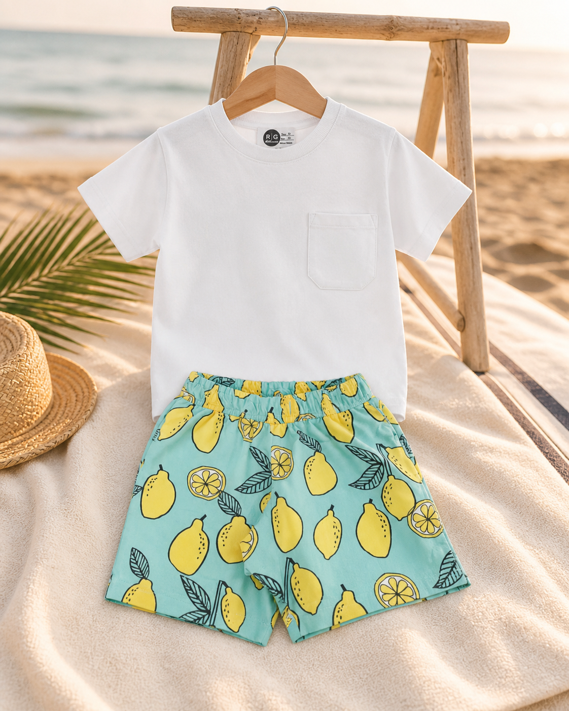T-Shirt + Swim Shorts Set — Tiffany Lemon