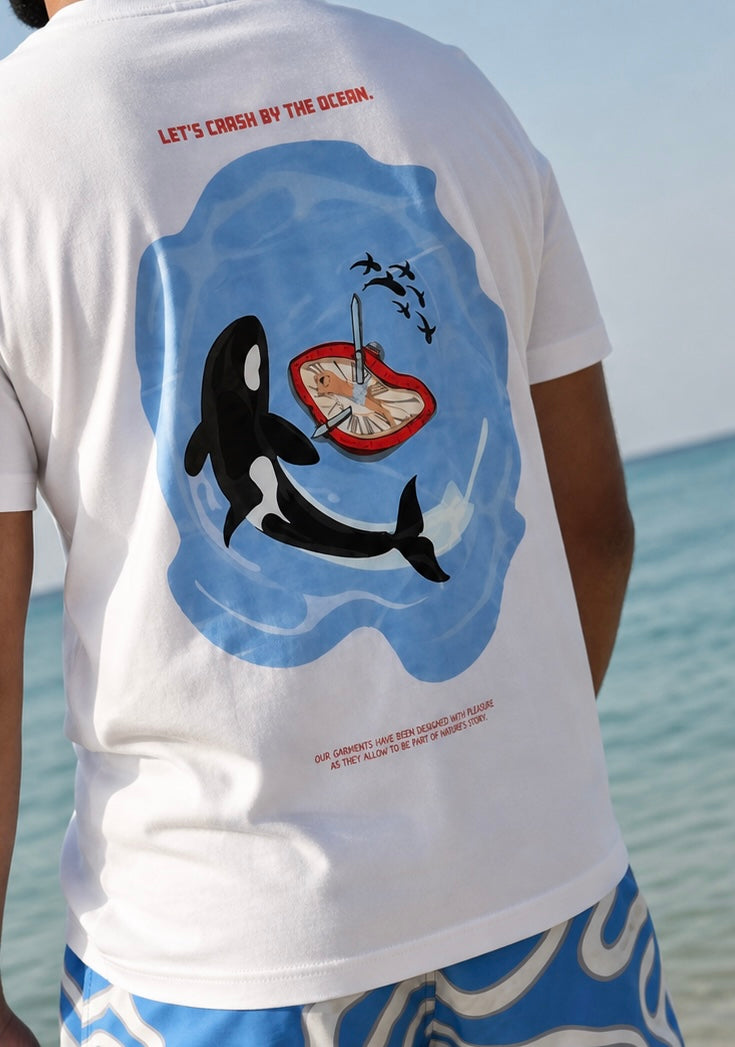 Crash by the Ocean Tee