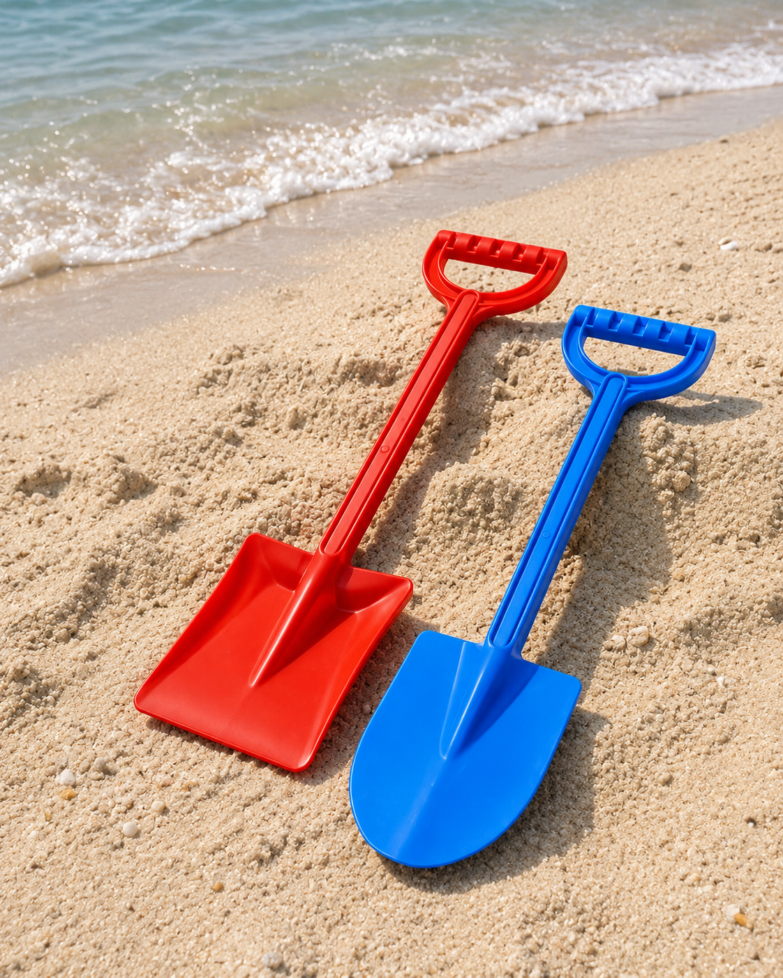 Beach shovels set