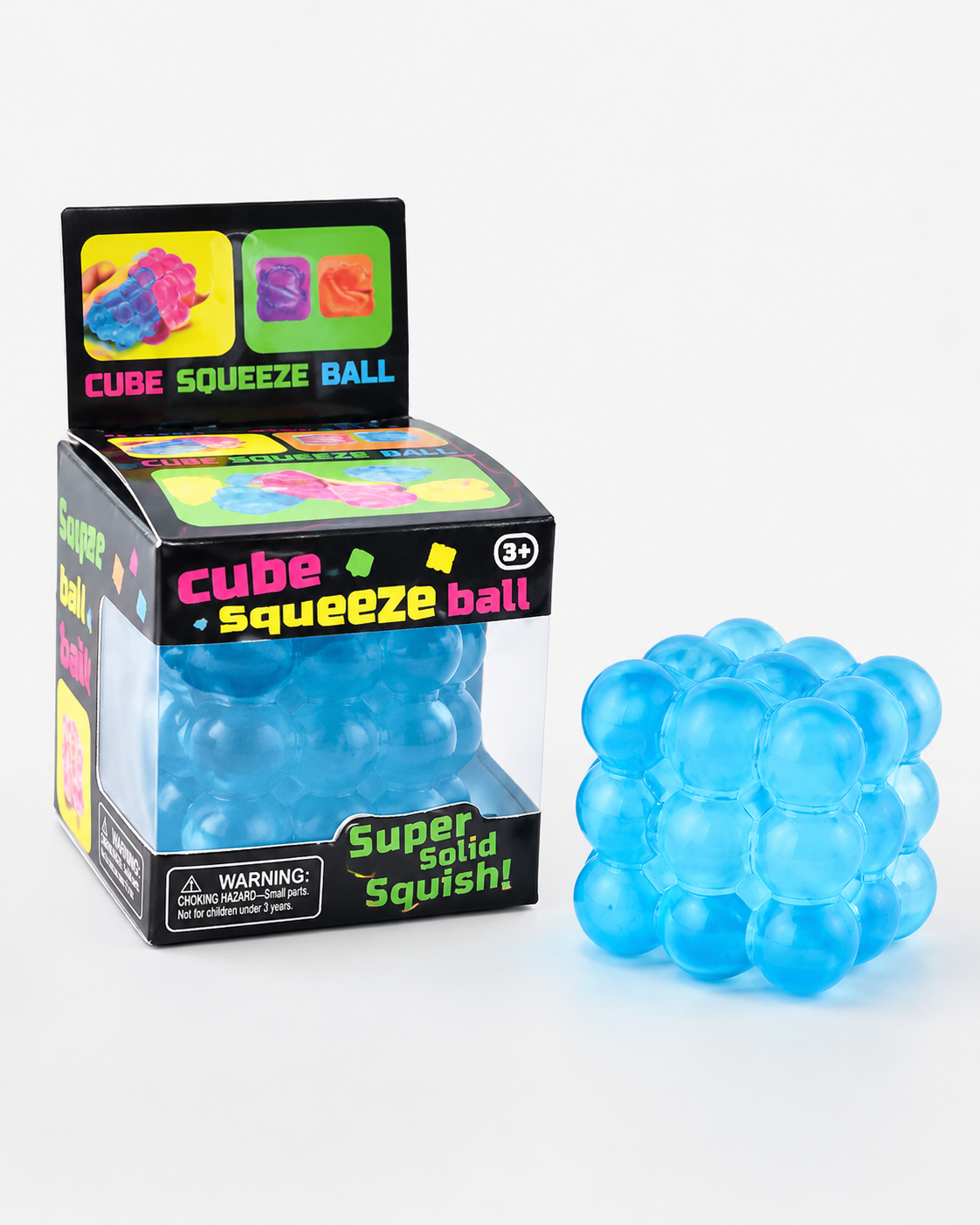 Bubble Cube Squeeze Ball