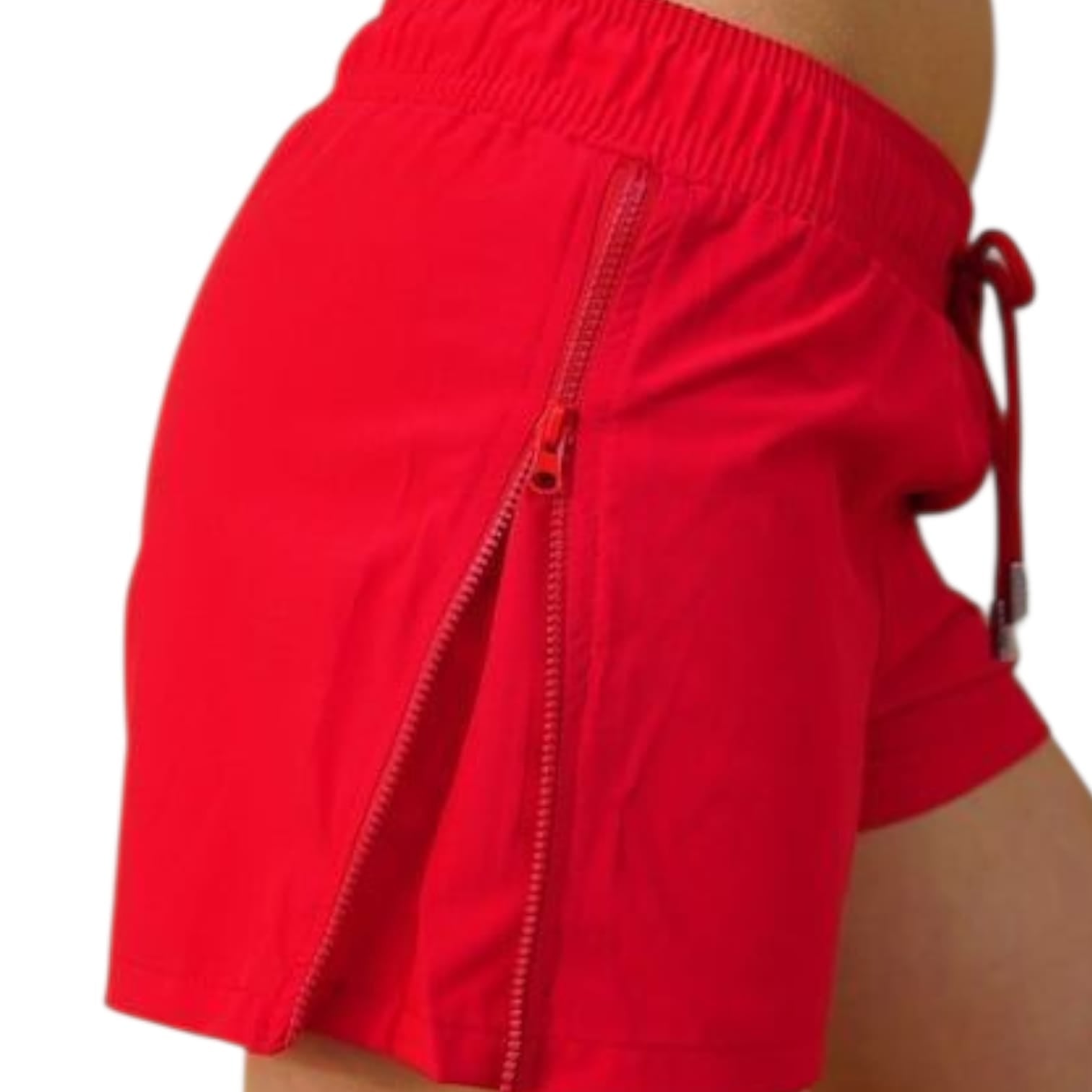 Women Swim-Shorts with Zipper