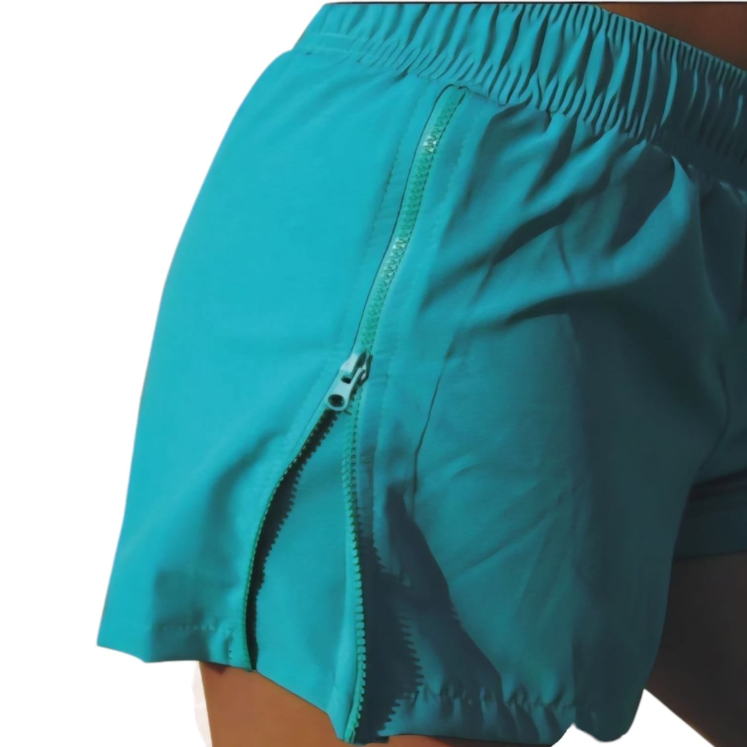 Women Swim-Shorts with Zipper