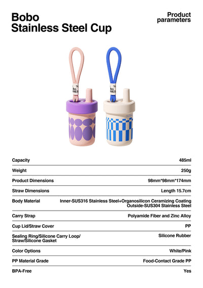 Bobo Tumbler features
