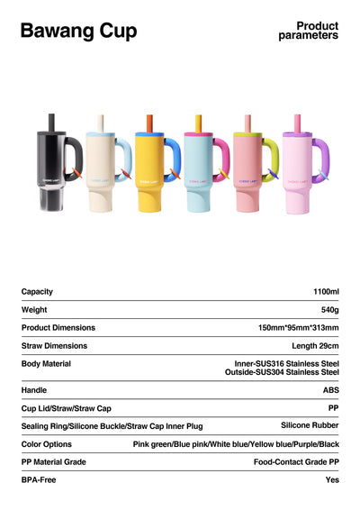 Bawang Tumbler detail