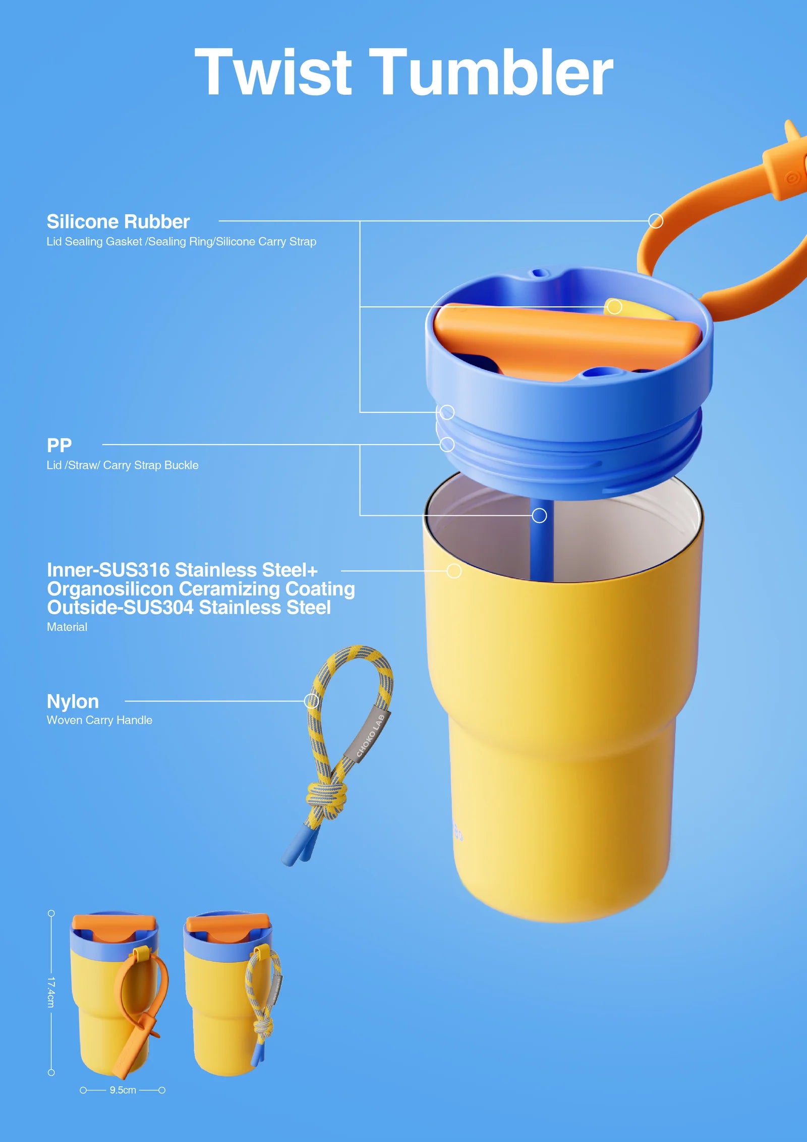 Twist Tumbler 530ML