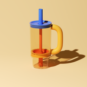 Baba Cup 1180ml - YellowBlue