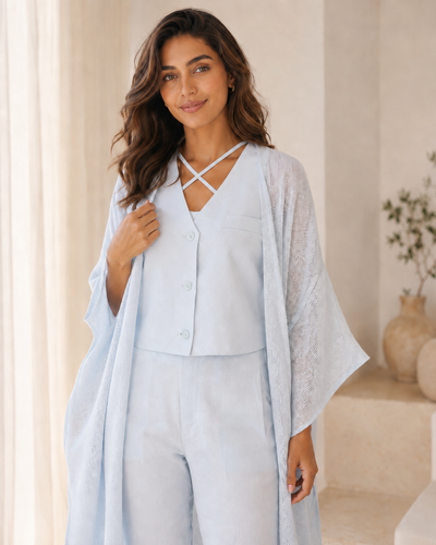 Set of 3 mesh blue