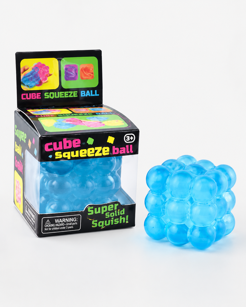 Bubble Cube Squeeze Ball