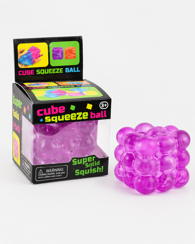 Bubble Cube Squeeze Ball