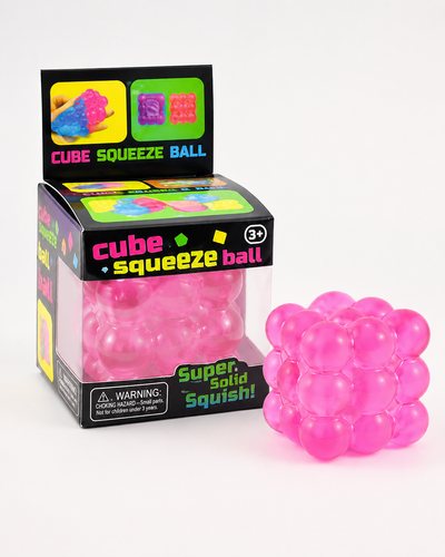 Bubble Cube Squeeze Ball