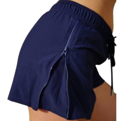 Women Swim-Shorts with Zipper