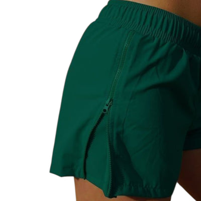Women Swim-Shorts with Zipper