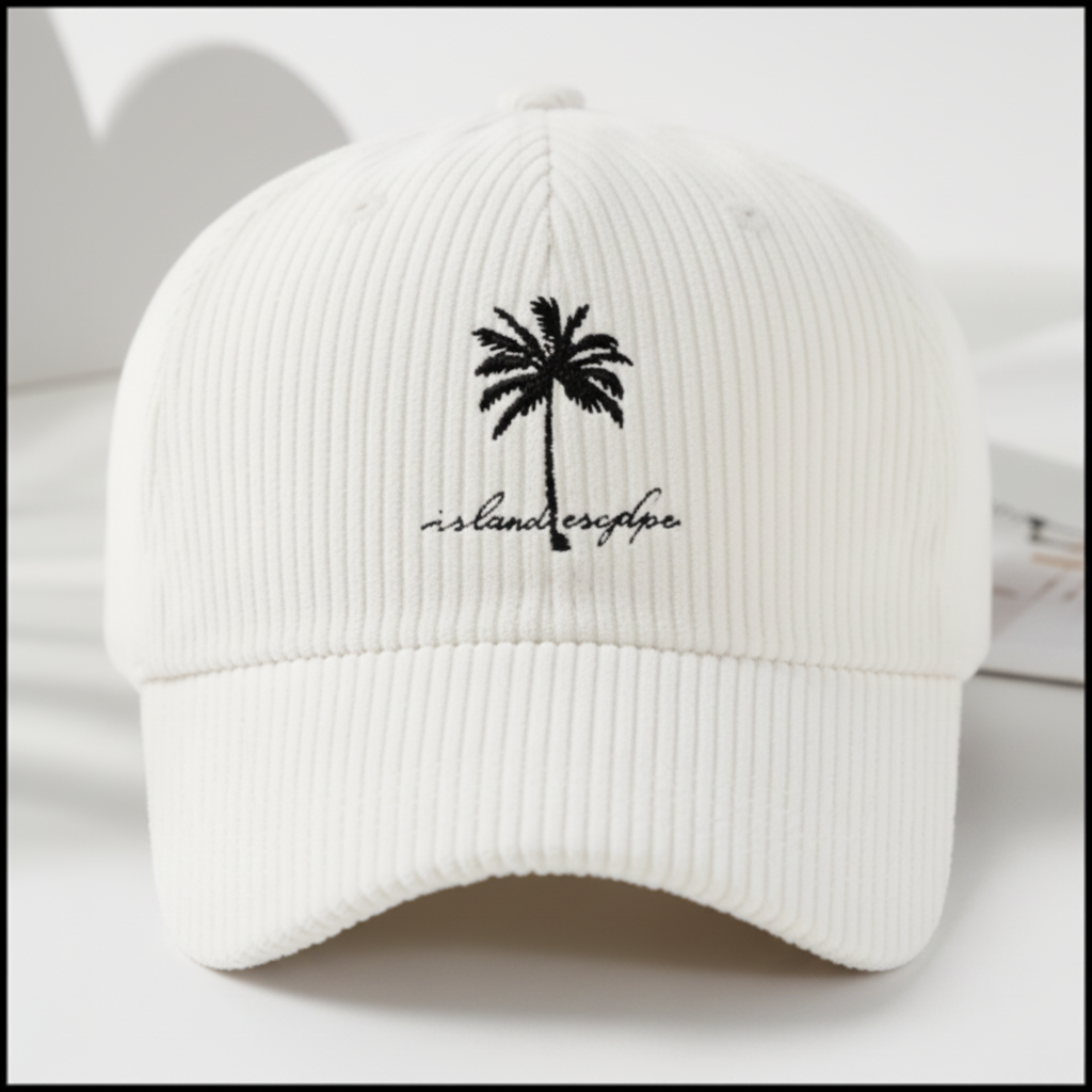 Cream Palm Tree Hat