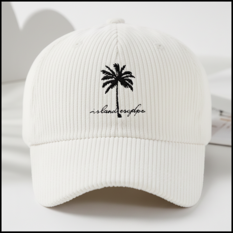 Cream Palm Tree Hat